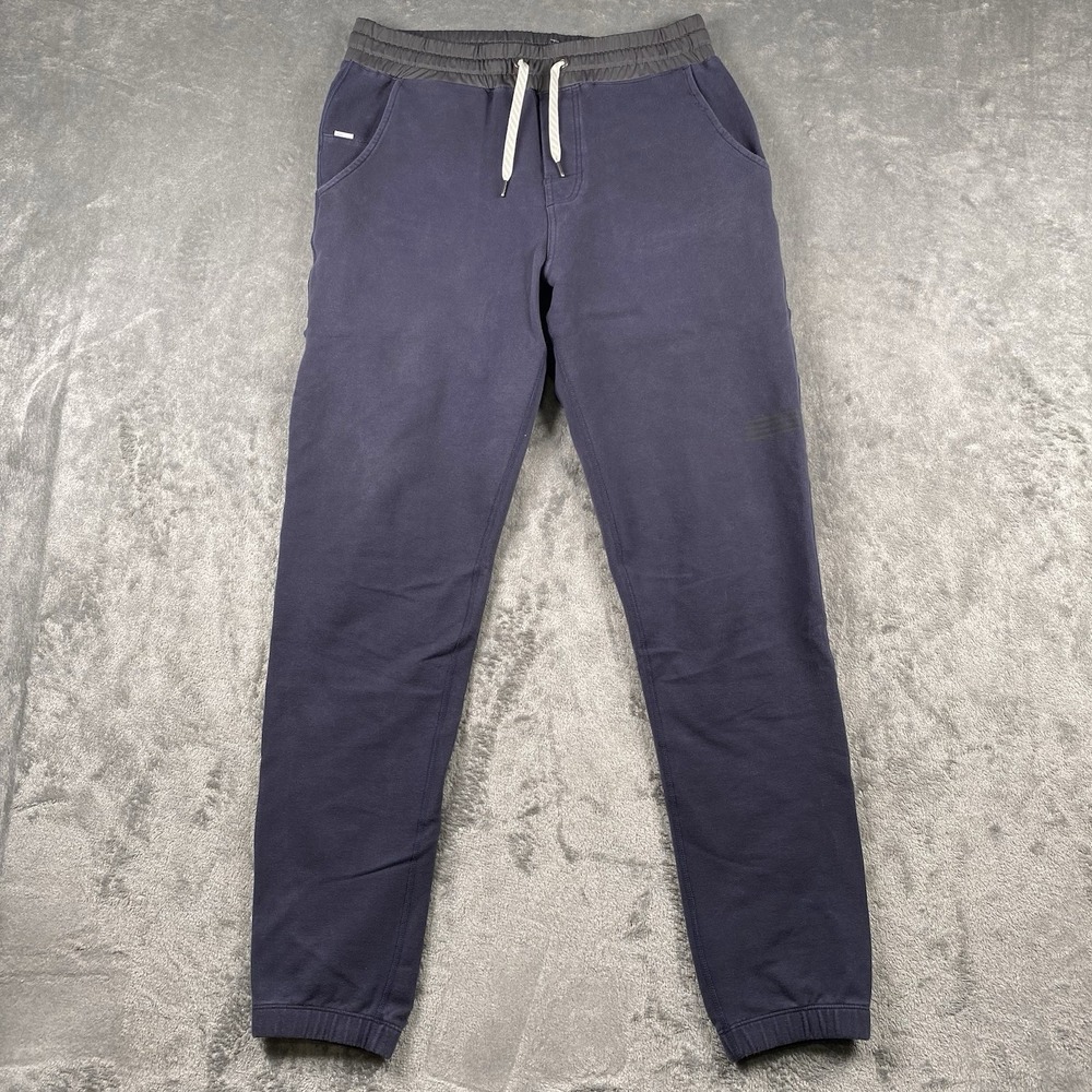 Vuori Balboa Jogger Pants‎ Mens M Blue Performance Activewear Tapered Drawstring